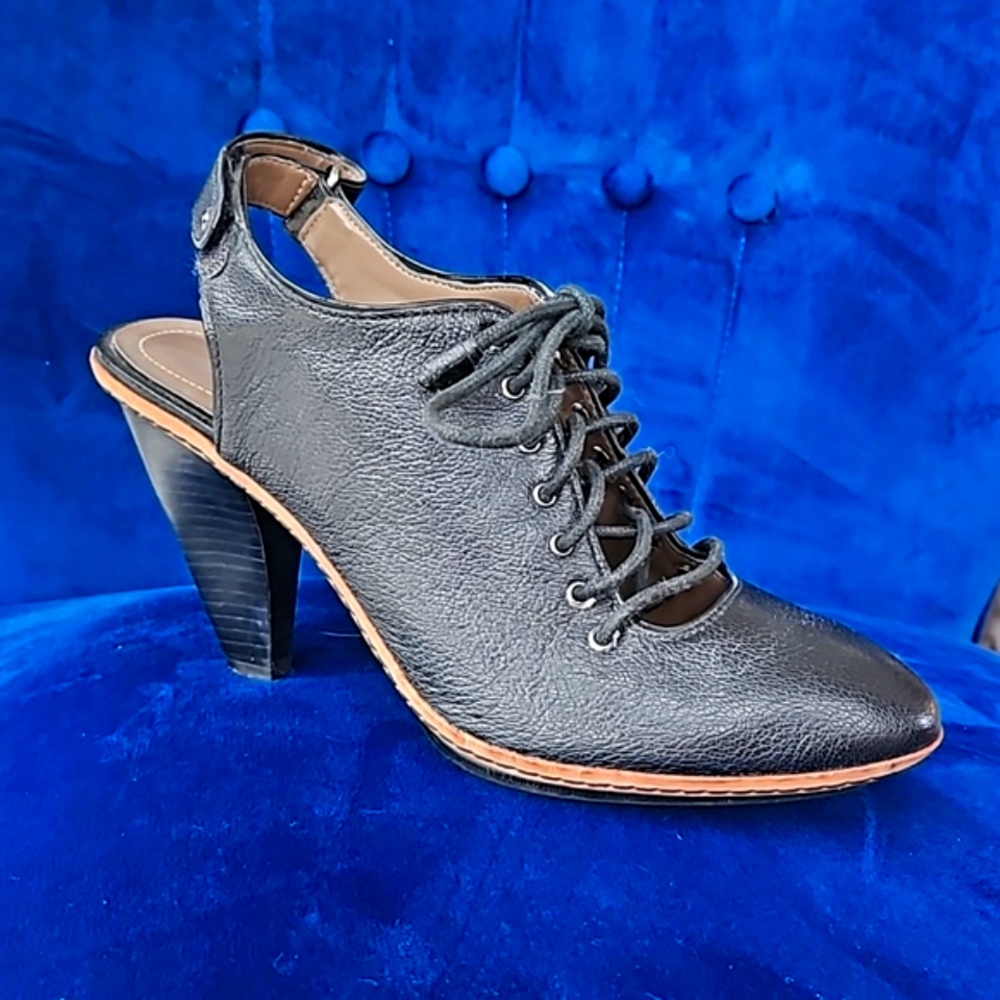 DKNYC Charcoal Lace-Up Shoes
